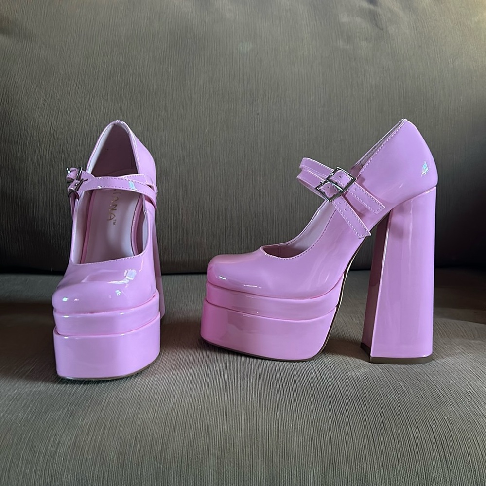 Liliana Pink 6” Platform Heels